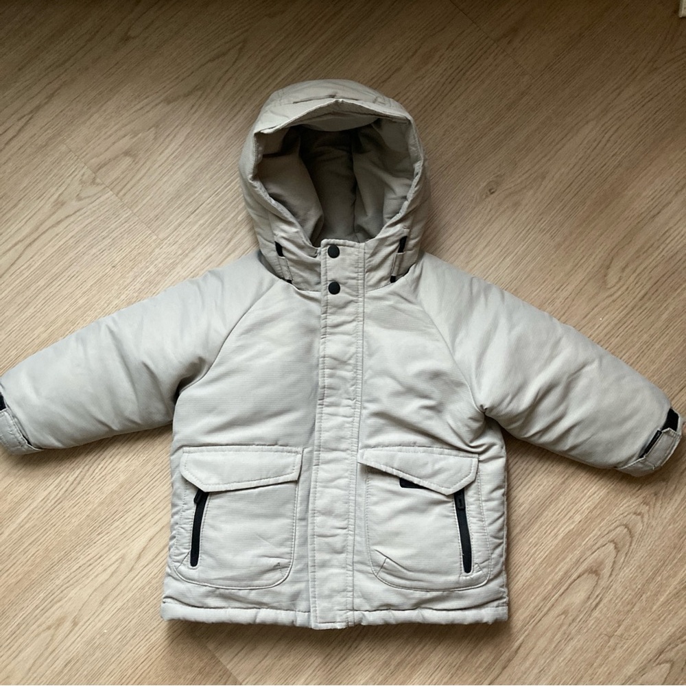 Zara Kids 2-3yrs Grey Winter Puff Jacket